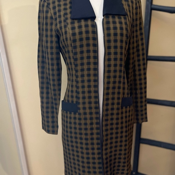 VINTAGE THE LIMITED zipper collared dress sz 2 - Picture 2 of 8